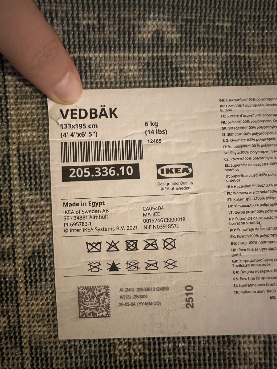 Ikea Tappeti: Teppich persermuster blau – Usato da Zürich venduto da f_k_jqj5 2