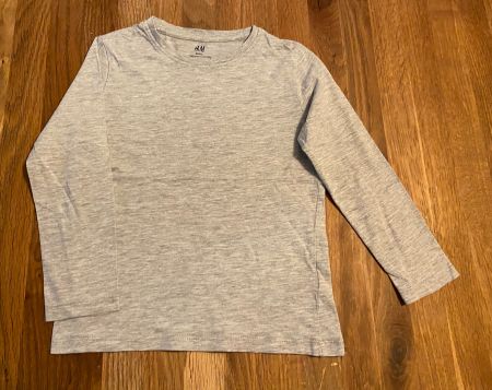 Langarm Shirt H&M, BASIC, 98/104cm, Organic cotton