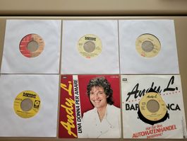 4 Singles DORADOS - 2 Singles Andy L. - 45 RPM Vinyl