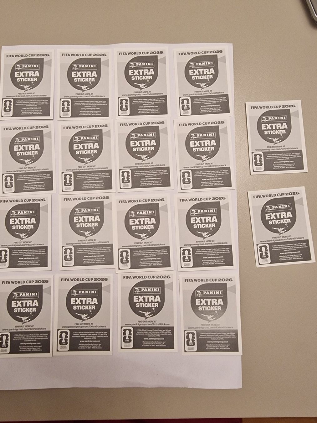 Panini Carte collezionabili: Panini extra Stickers WM 2026 – Nuovo (secondo la descrizione) da Adliswil venduto da vendor123 1