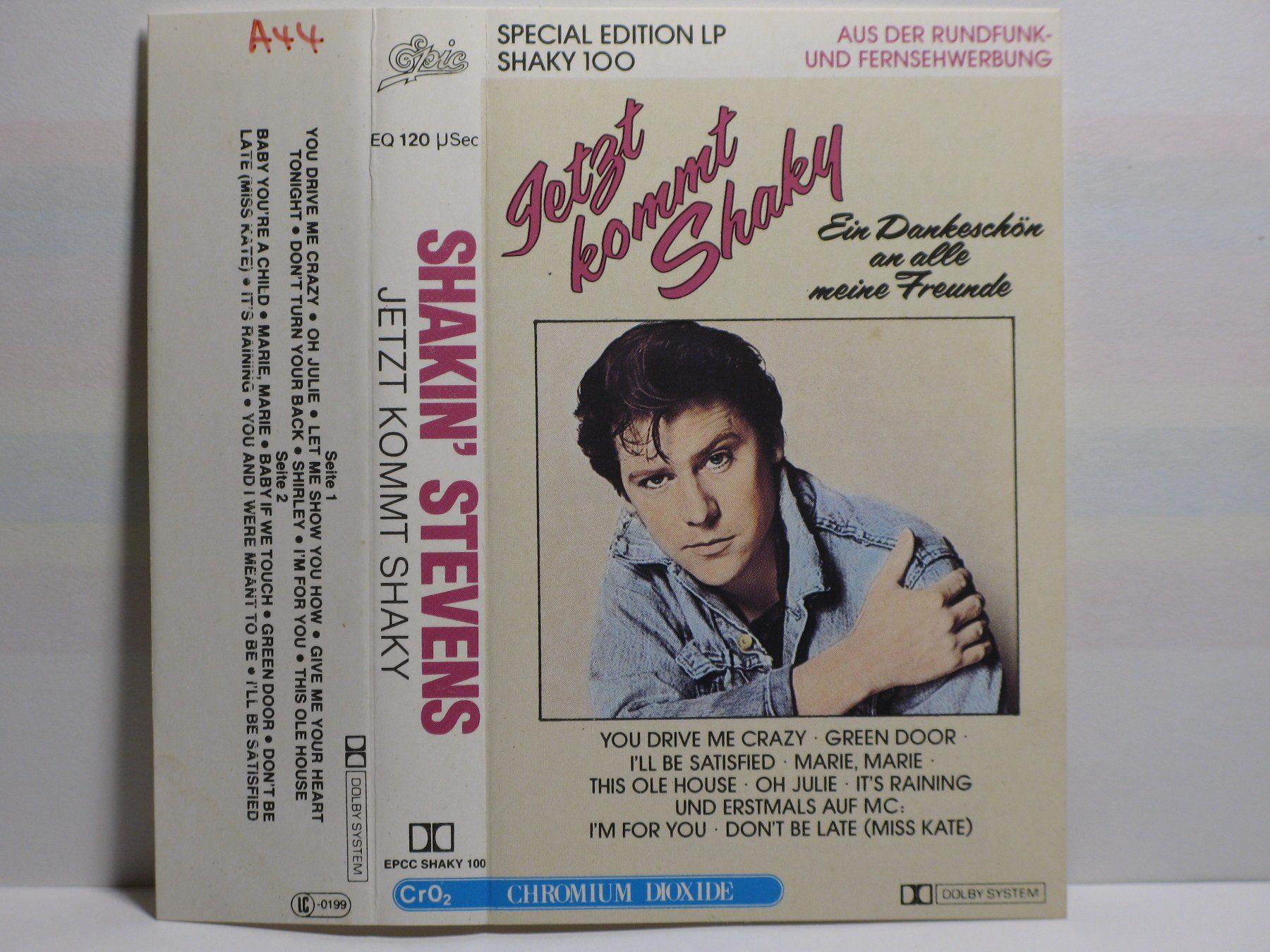 Musicassette: SHAKIN  STEVENS    Jetzt kommt  Shaky – Usato da Langnau i. E. venduto da gf2_29jt