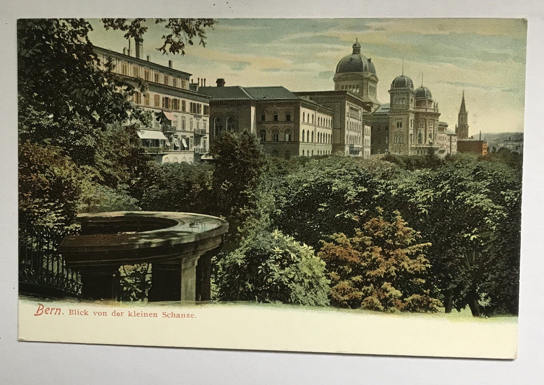 Cartoline postali: ALTE ANSICHTSKARTE BERN BLICK VON DER KLEINEN SCHANZE – Usato da Ostermundigen venduto da wini63