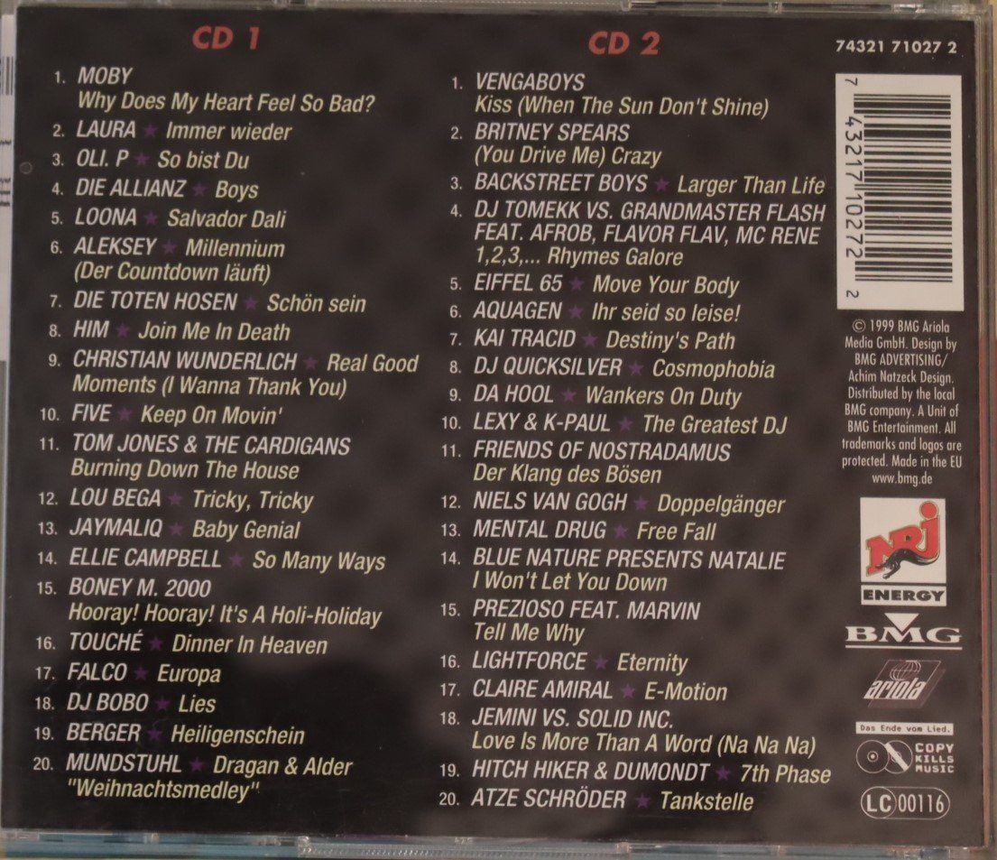 CD: Booom 2000 - 40 EXPLOSIVE HITS – Usato da Luzern venduto da CONTENTI 2