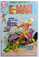 E-MAN # 1 CHARLTON 1973 KEY 1ST EDITION 🔑 ORIGIN 1ST APP