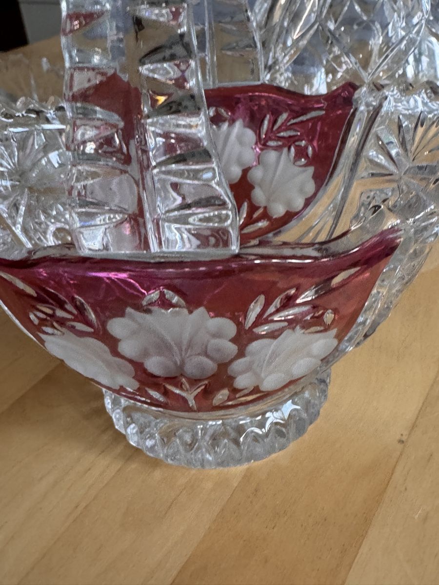 Zuccheriere: Sucrier en cristal violet – Usato da Martigny venduto da Mrtygn1 2