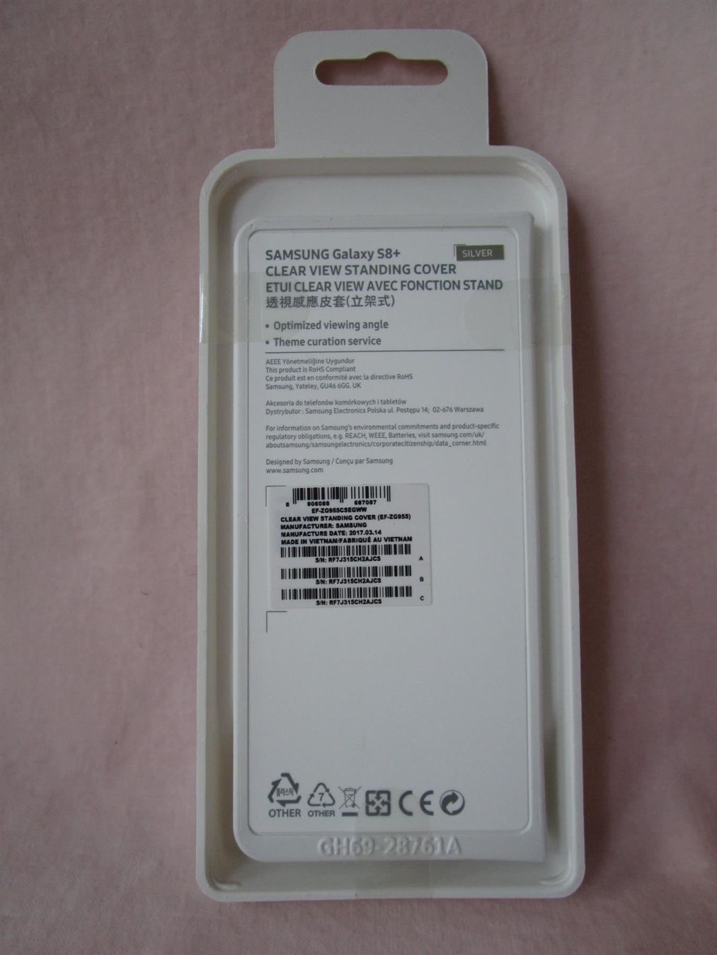 Cover & Protezioni schermo: Orig. Samsung LED-View Cover S8+ silber – Nuovo e nell'imballaggio originale da Eschenbach SG venduto da brocarte 7