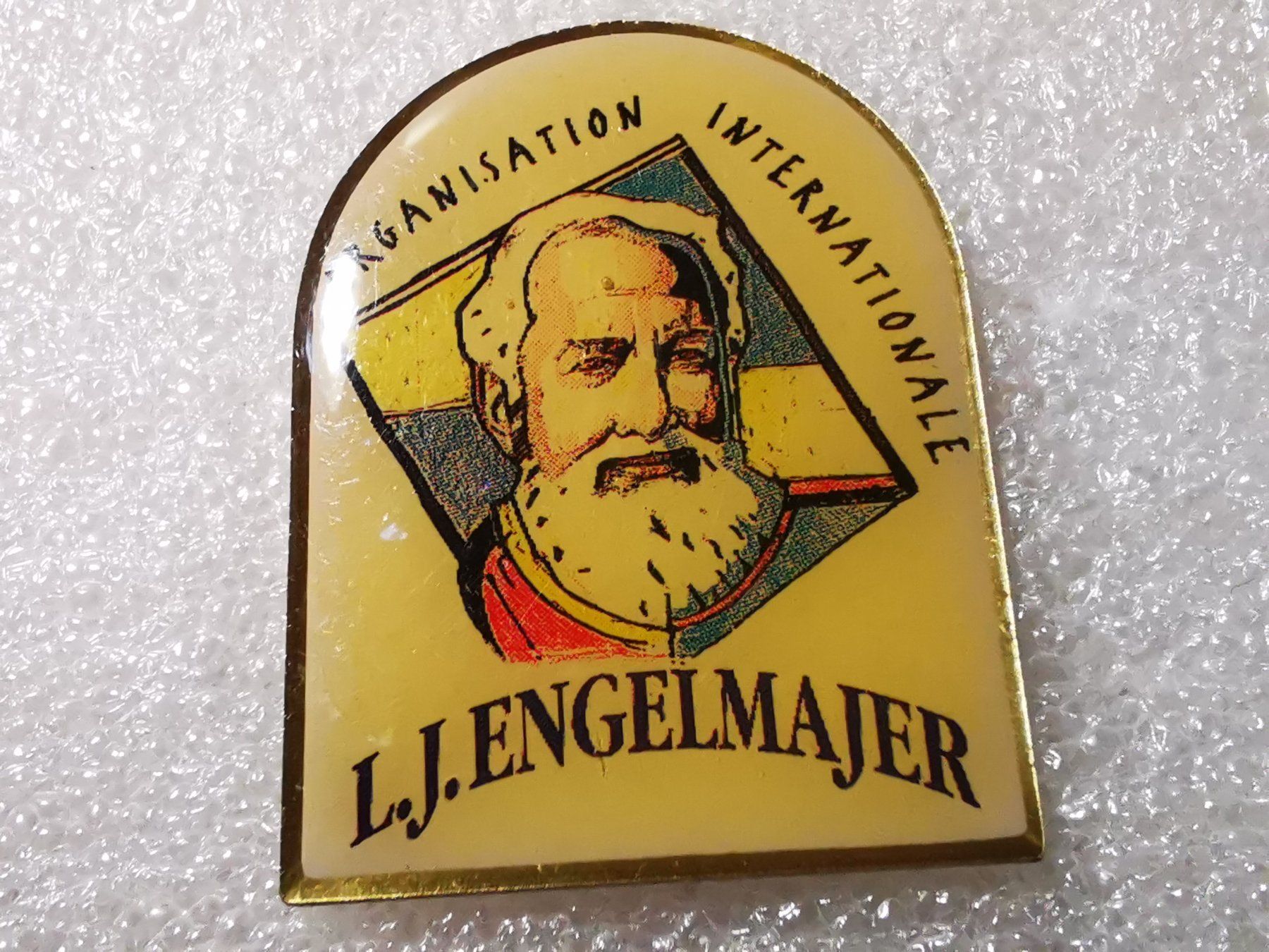 Placchette & Badge: Ansteckpin 15: L.J. Engelmaier – Usato da Oppligen venduto da Pin-Fall-Shop