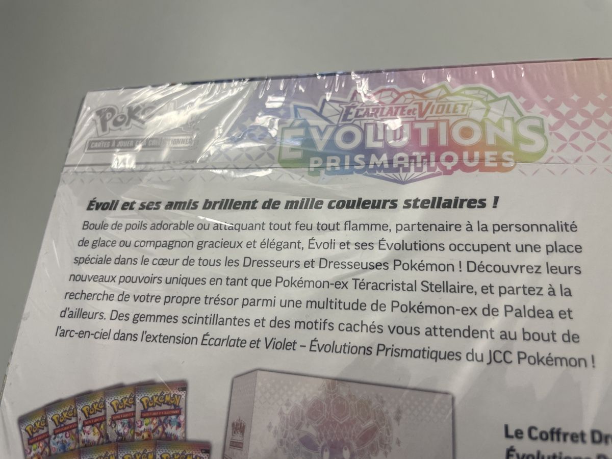 Giochi: Prismatic Evolutions Elite Trainer Box FR 8.5 – Nuovo e nell'imballaggio originale da Zürich venduto da Raph40 2