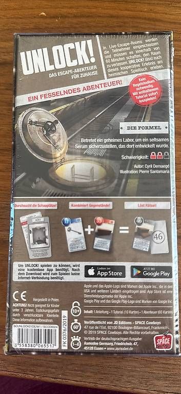 Giochi: Unlock! Die Formel Orginalverpackt  – Usato da Richterswil venduto da sarabi33 1
