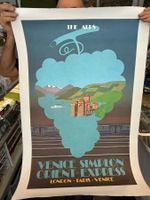 Vintage Poster Venice Simplon Orient Express Les Alpes
