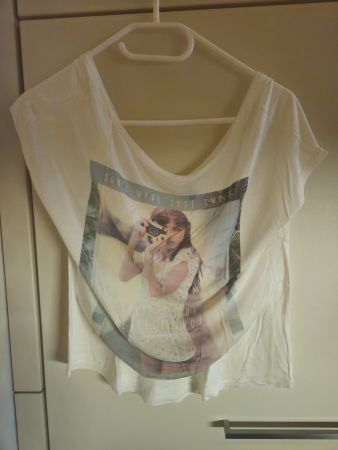 Benetton Shirt Print mit Strass ohne Grösse (S?)