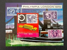 Sana'a Philympia London 1970   gest. (D912)