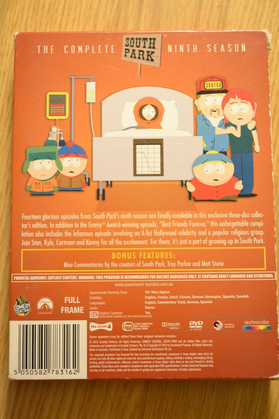 Tutti i DVDs: South park 9. season – Usato da Niederscherli venduto da ypsilon315 1