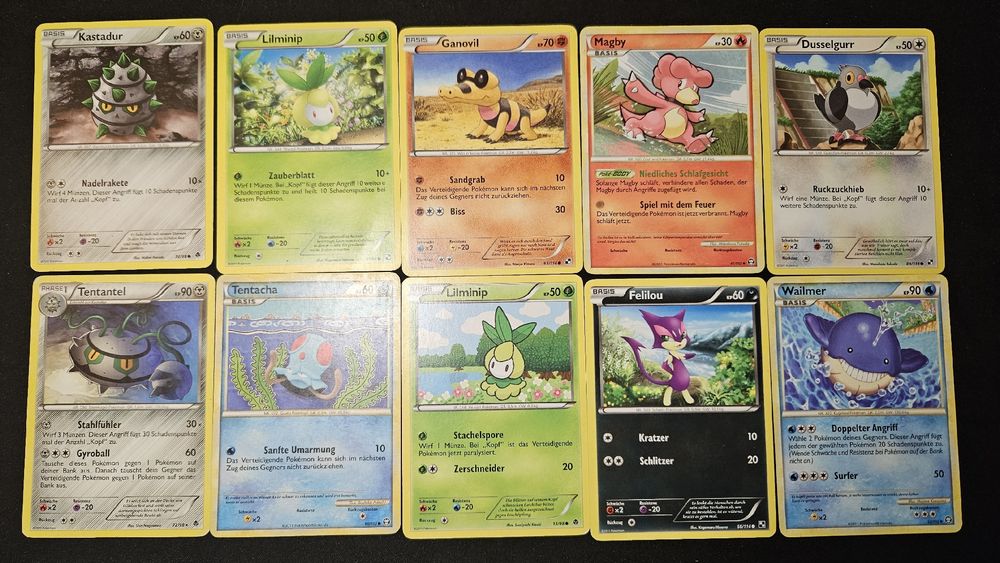 🇩🇪 Deutsche PokémonKarten (2011) (Gebraucht) in