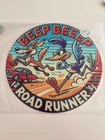 Metal Road Runner sign