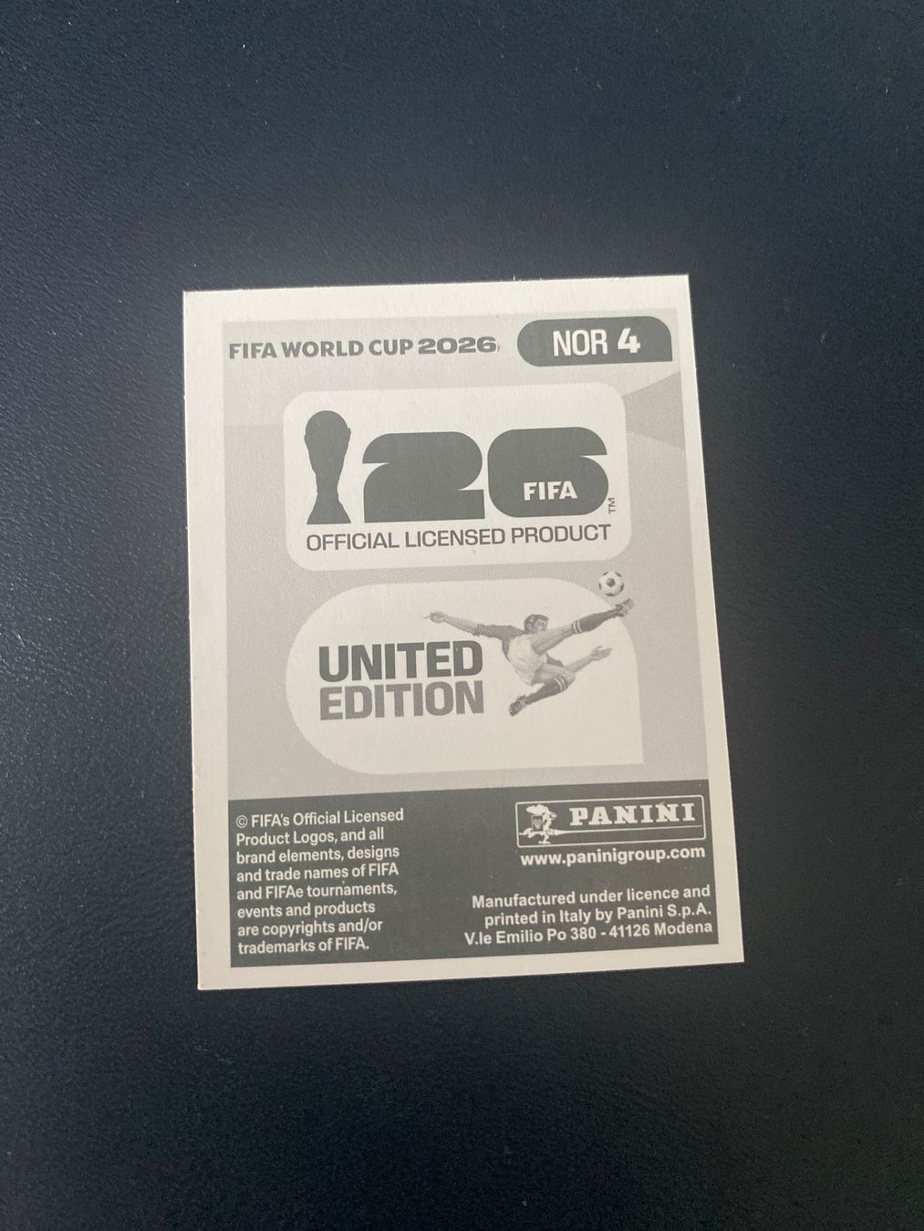 Panini Sammelbilder & Trading cards: Panini FIFA World Cup Sticker NOR 4 – Neu (gemäss Beschreibung) aus Glattbrugg von riseca 1