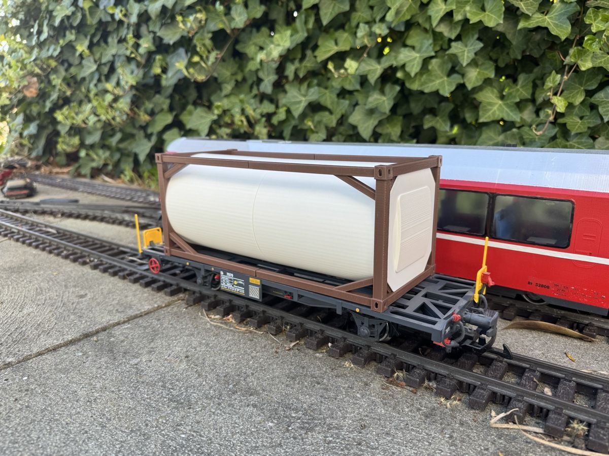 LGB Modellini di ferrovie: LGB Tankcontainer – Nuovo (secondo la descrizione) da Stadel venduto da Himmelrosa