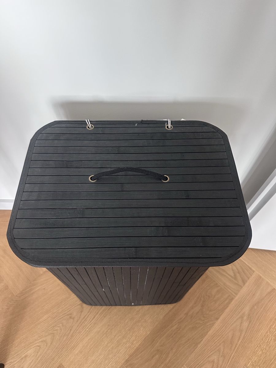 Wäschekörbe: Schwarzer Bamboo Wäschekorb – Gebraucht aus Zürich von juz_2t2j 5