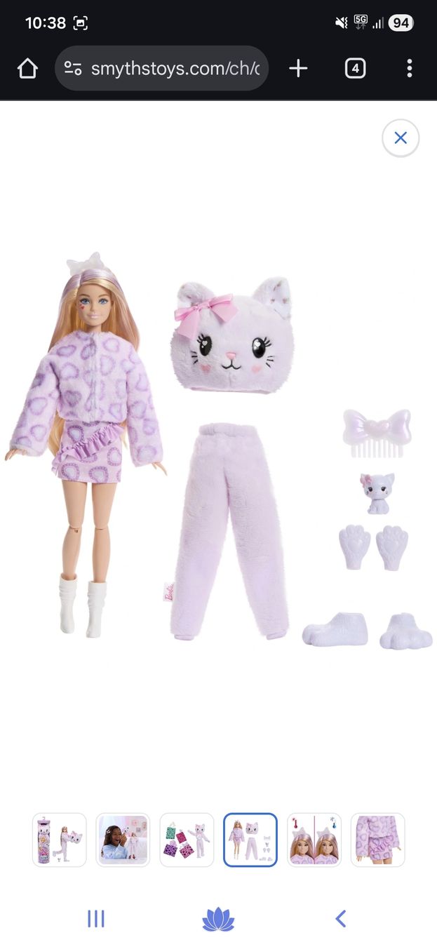 Hasbro Bambole: Barbie - cutie reveal Kitty – Usato da Kümmertshausen venduto da Deddy_1991 1