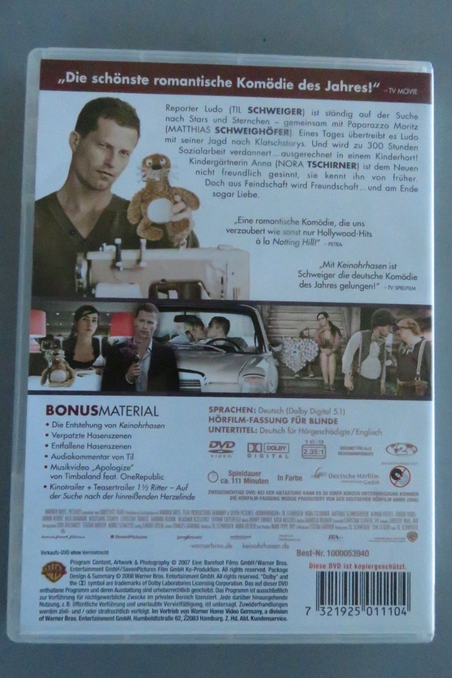 Alle DVDs: DVD KEINOHRHASEN Til Schweiger/Nora Tschirner – Neu (gemäss Beschreibung) aus Wil ZH von Tamagy 1