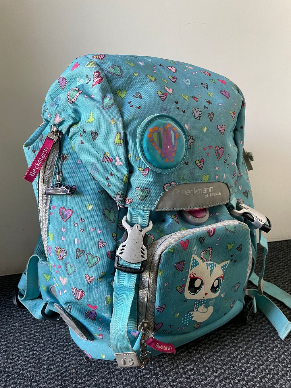 Borse & Zaini: Beckmann Schulrucksack Classic mit Regenschutz – Usato da Fribourg venduto da Arastit 1