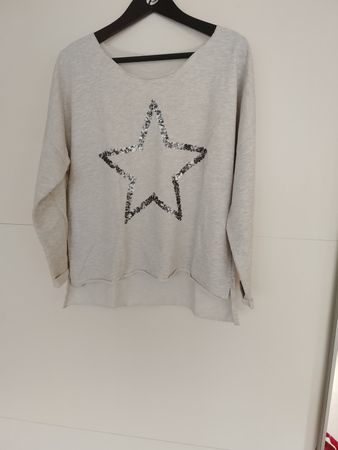 Schönes Damen Oversize Sweatshirt Gr. 40 
