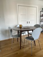 Runder Esstisch Holz (dunkel)