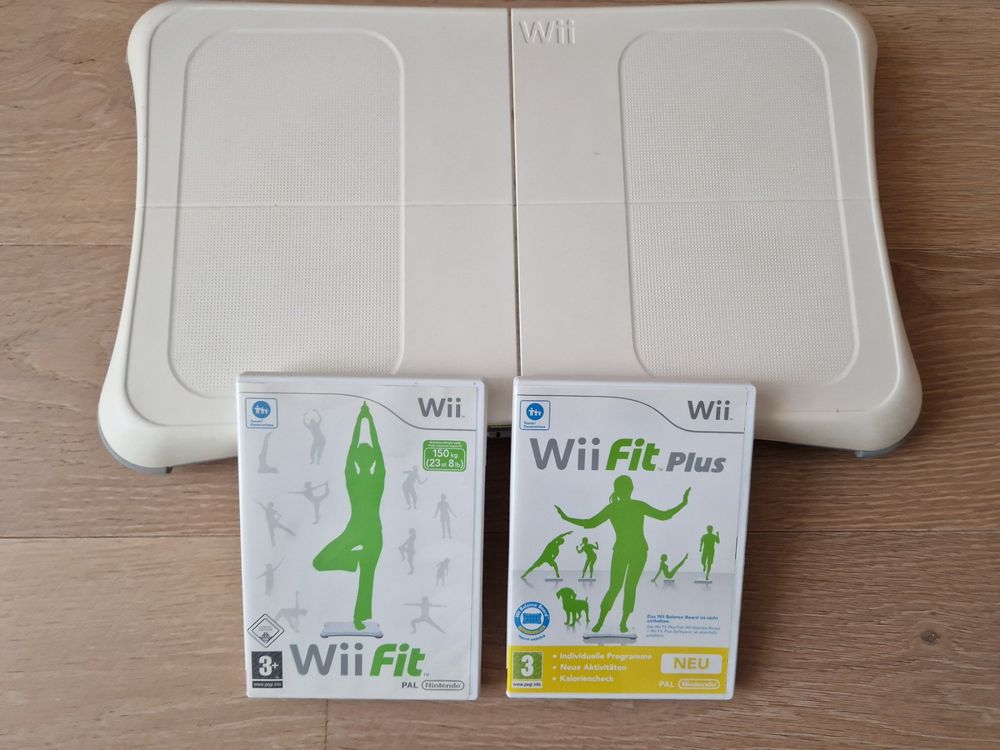 Nintendo Wii Fit und Fit Plus mit Balance Board Kaufen auf Ricardo