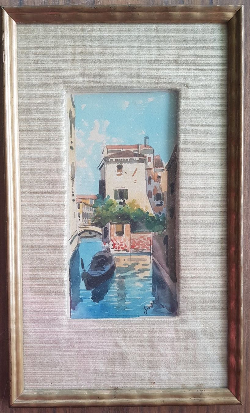 Dipinti: Aquarell Venedig – Usato da Mörschwil venduto da antiksalon 1