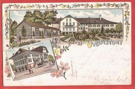 Utzenstorf - Gasthof zum Bären - Litho ca. 1900