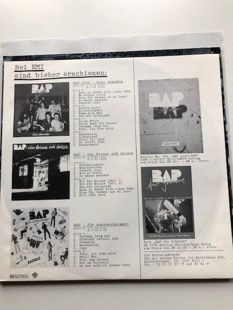 Dischi in vinile: BAP – Usato da Aarwangen venduto da Jukebox3 5