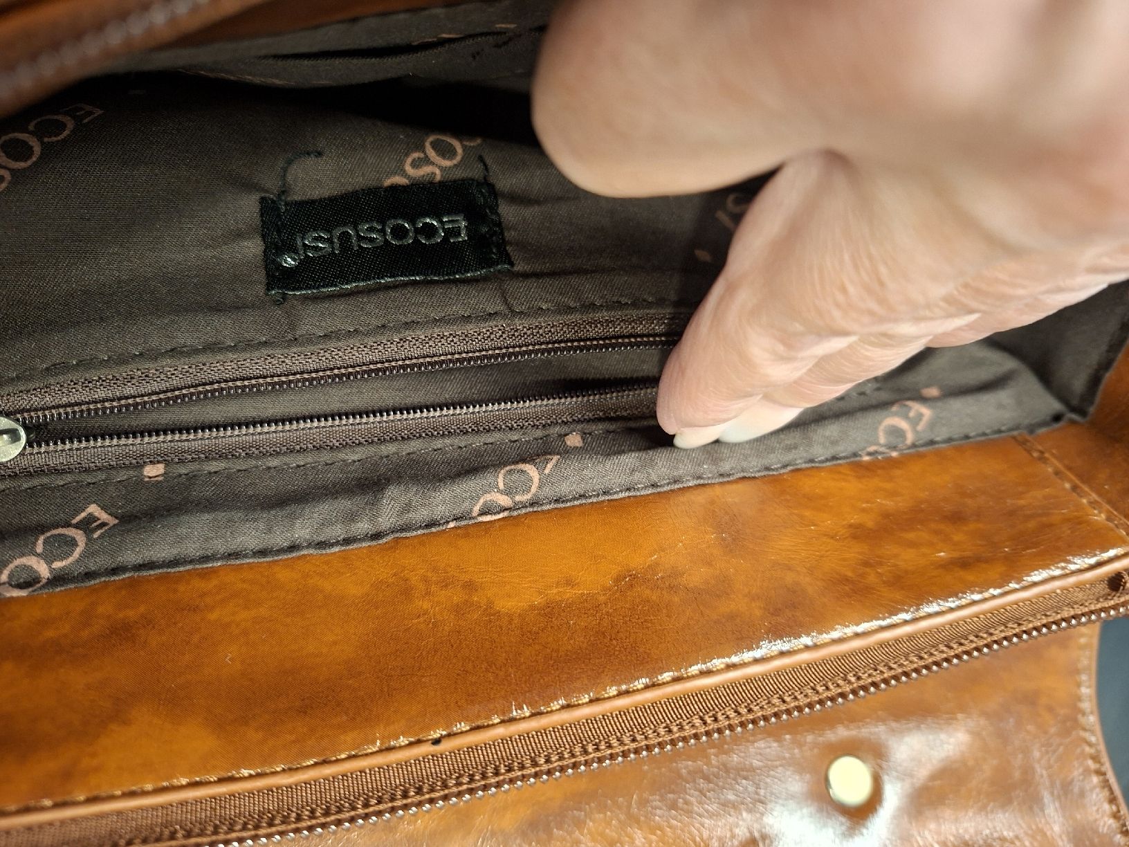 Borse: Neue Ledertasche ECOSUSI – Nuovo (secondo la descrizione) da Meinisberg venduto da Destiny1972 3