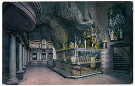 Mariastein, Gnadenkapelle, gelaufen 1921, sitzende Helvetia