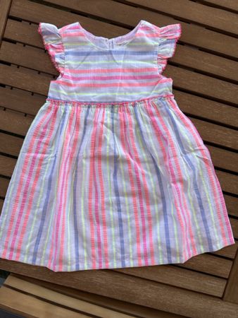 Robe multicolore fluo d’été 