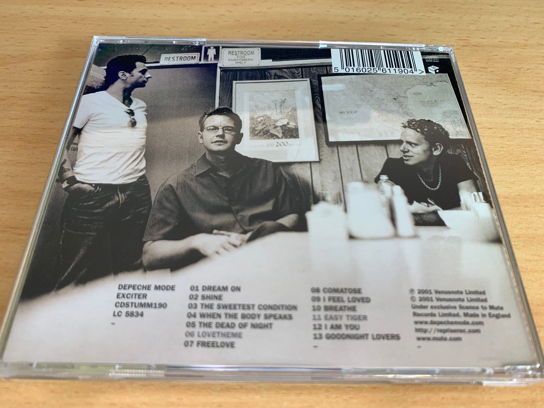 CDs: Depeche Mode – Exciter – Gebraucht aus Rikon im Tösstal von Alpenmutz 1