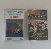 Dire Straits 2 Musikkassetten Brothers in Arms Alchemy Used