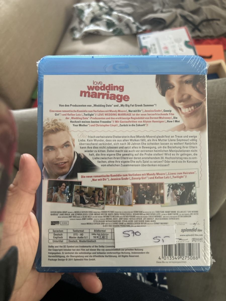 Tutti i DVDs: Wedding Marriage Blu-ray ein Plan zum Verlieben – Nuovo e nell'imballaggio originale da Herbetswil venduto da rotekatze84 1