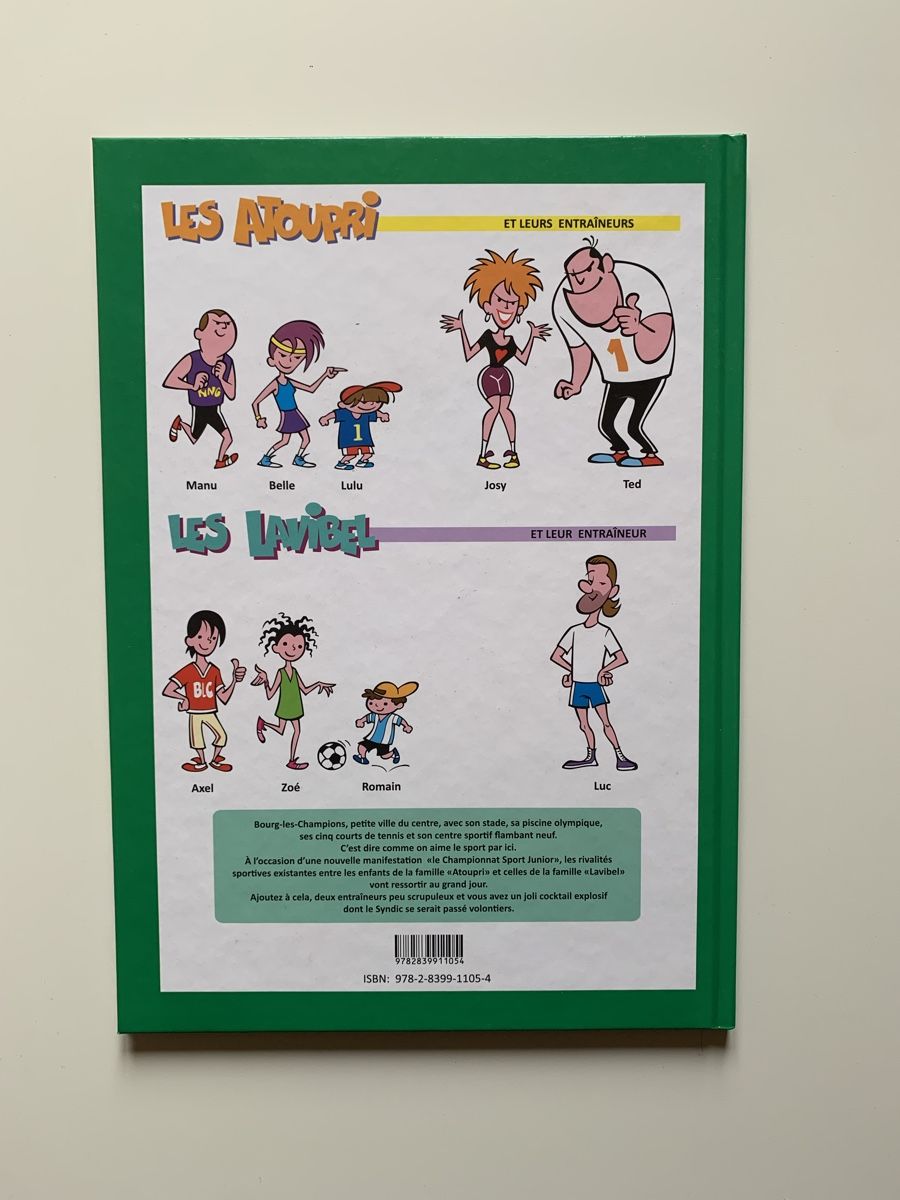 BD: BD Des sportifs très à droits – D'occasion à Valeyres-sous-Ursins par ansuz_001 1