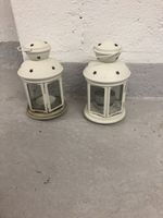 2 Laternen aus Metall von Ikea