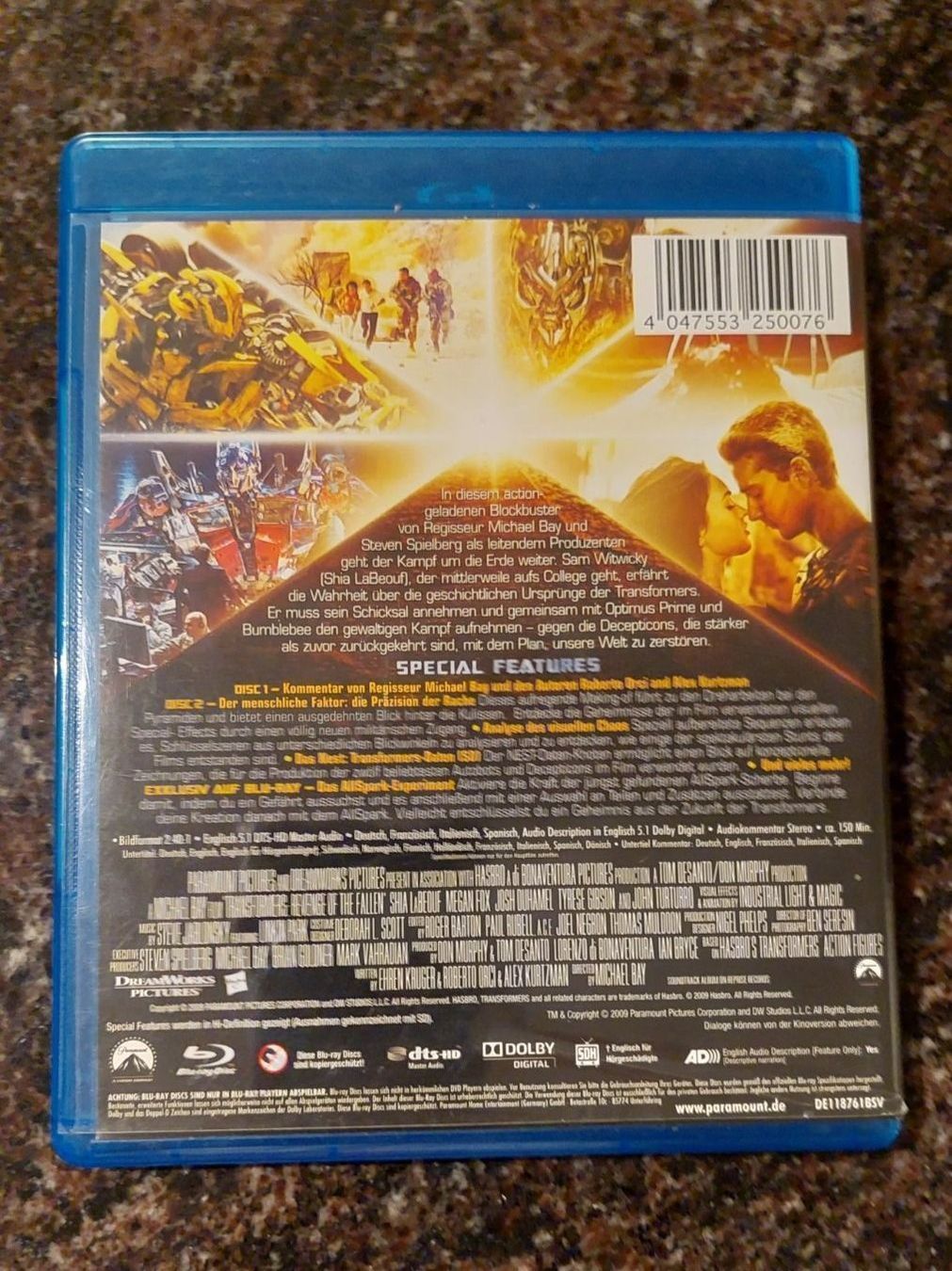 Alle DVDs: Blu-ray Transformers – Gebraucht aus Erlinsbach von pfunky 1