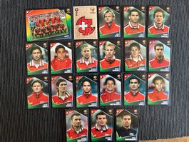 Panini Euro EM 2004 Team Schweiz komplett, CH Edition