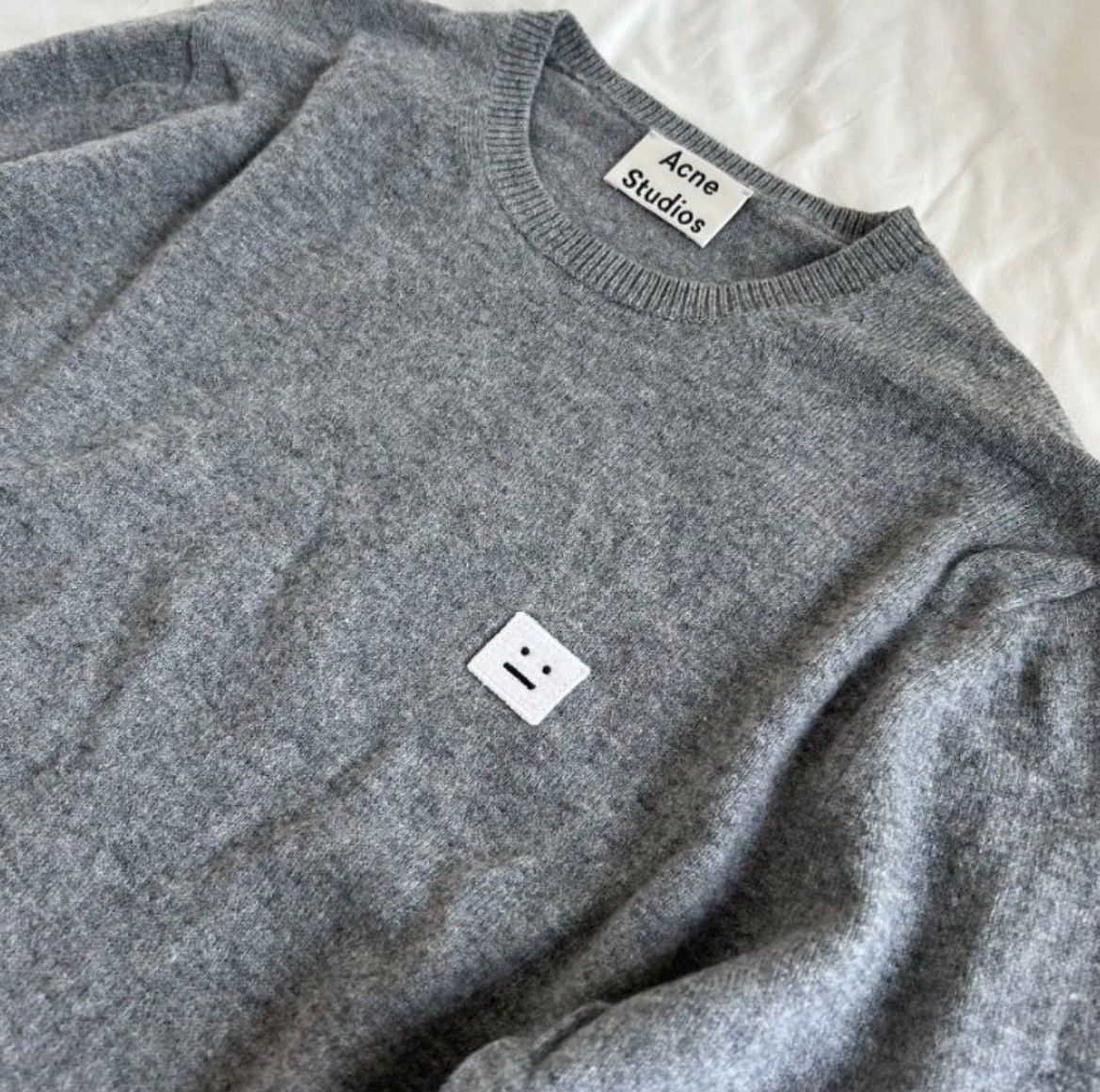 Acne Studios Top: ACNE STUDIOS 100% WOOL KNIT SWEATER - WOOL SWEATER – Usato da Genève venduto da shopjanru 1