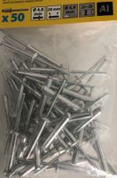 50 Stück Blind-Nieten Aluminium lange 28mm/Ø4,8mm /Popnieten