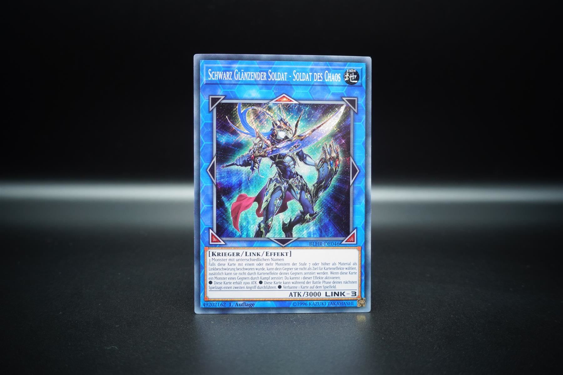 Yugioh Carte collezionabili: SCHWARZ GLÄNZENDER SOLDAT - CHAOS – Usato da Erlinsbach SO venduto da Cardwerk