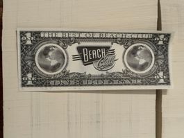 Beach Club 1 Dollar Spiel-Table Note - 3000 Stk. Polterabend