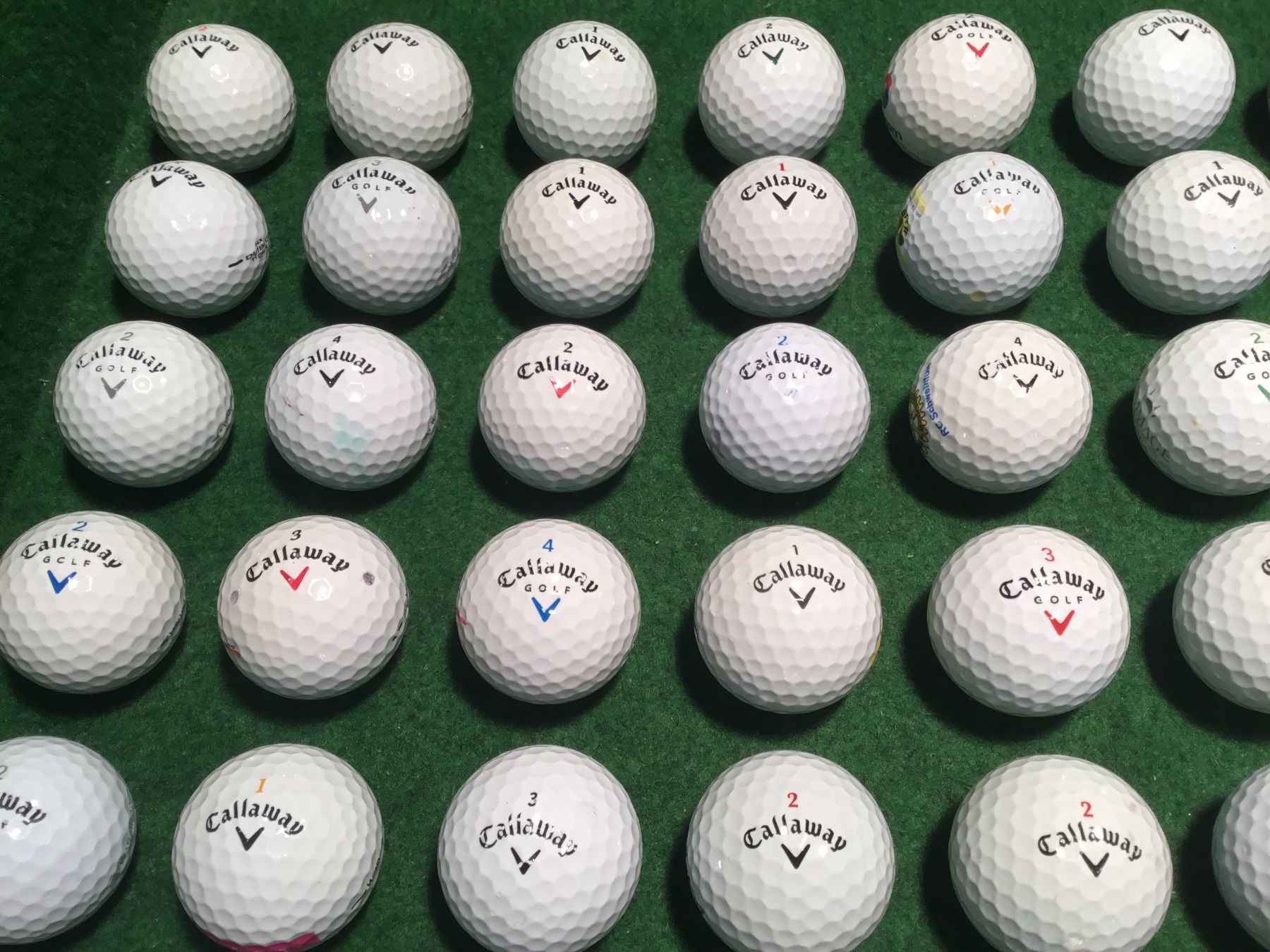 Callaway Palloni: 80 Golfbälle Callaway (schön) – Usato da Bergdietikon venduto da shimano4 4