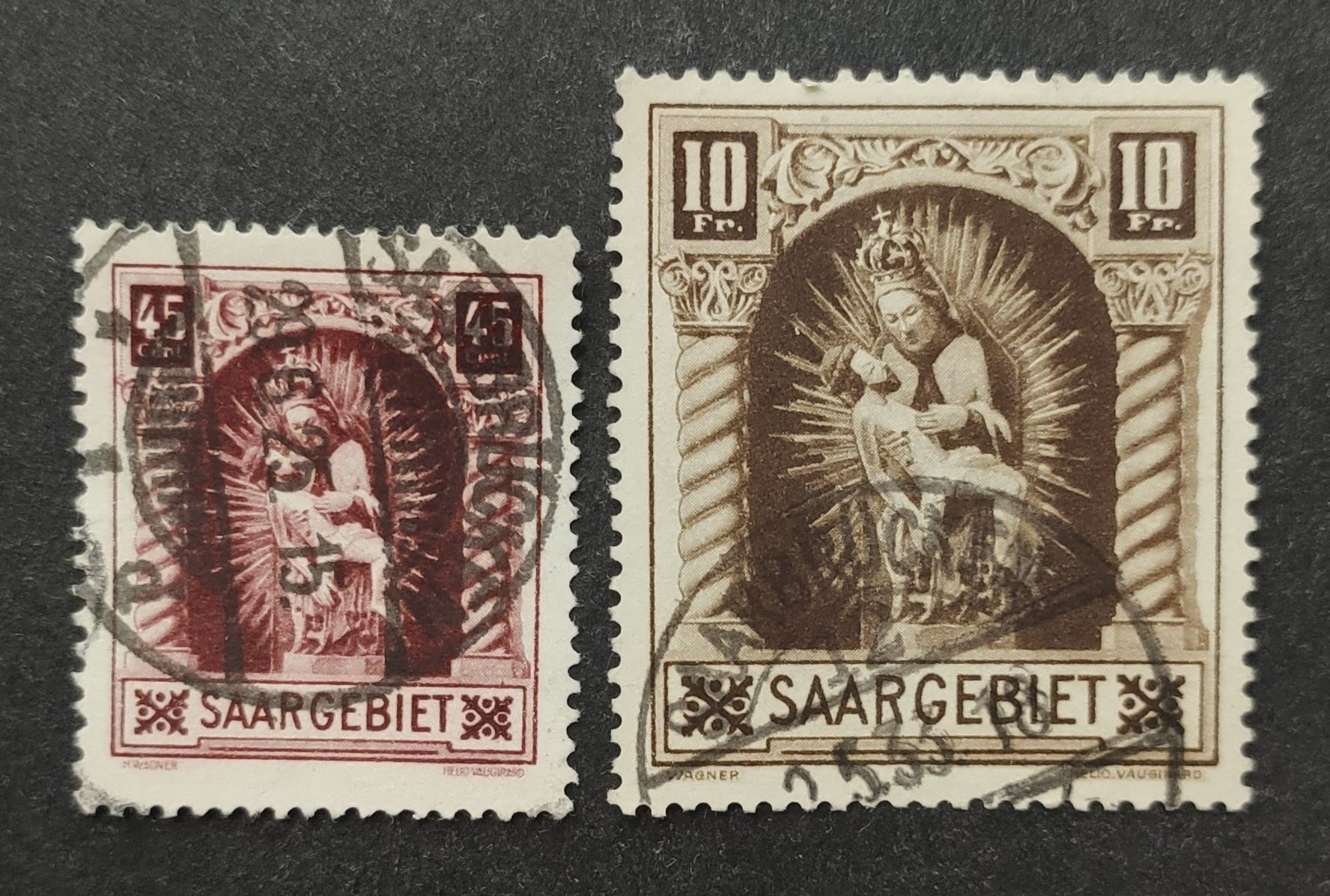 Tutti i francobolli: Saargebiet/Saar 1925 gestempelte – Usato da Wil SG venduto da Zazal