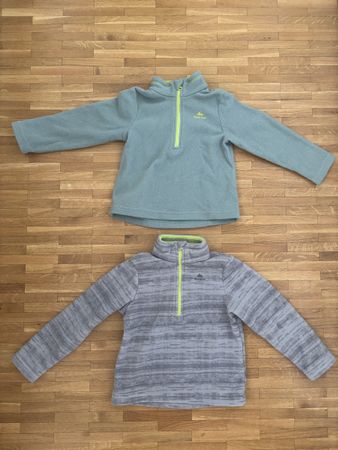2 polaires enfant bébé décathlon Quechua 2-3 ans /89-95cm