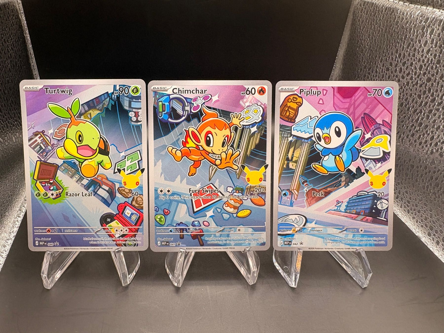 Pokémon Carte collezionabili: First Partner: Sinnoh-Set EN, Turtwig, Chimchar, Piplup – Usato da Stansstad venduto da Tigious