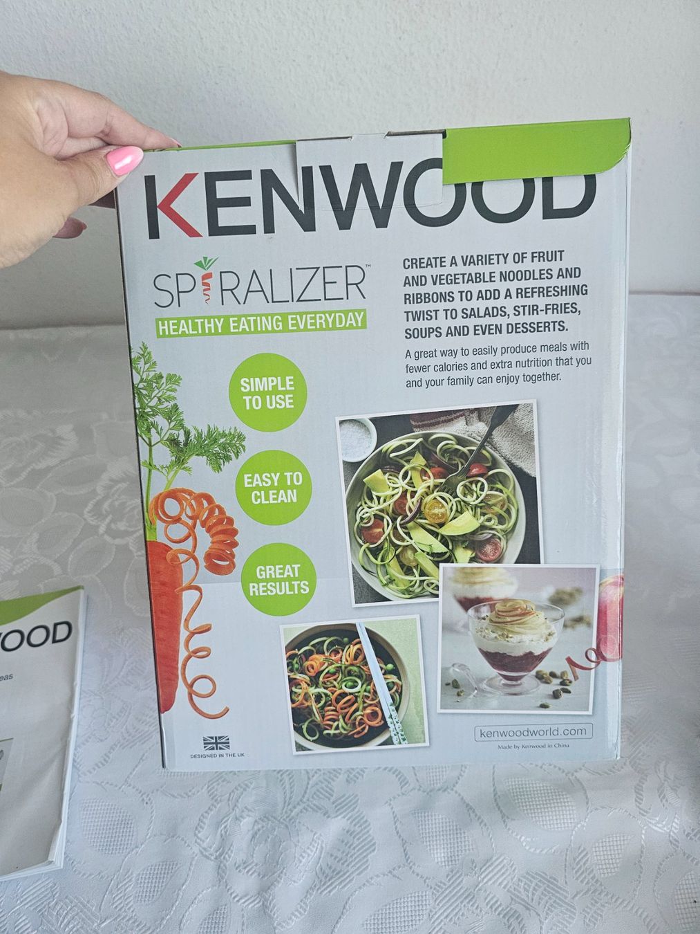 Kenwood Elettrodomestici da cucina: Kenwood FGP200WG Spiralschneider – Usato da Bronschhofen venduto da Xena37 9
